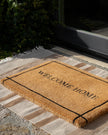 Laura Welcome Home Doormat with Frame