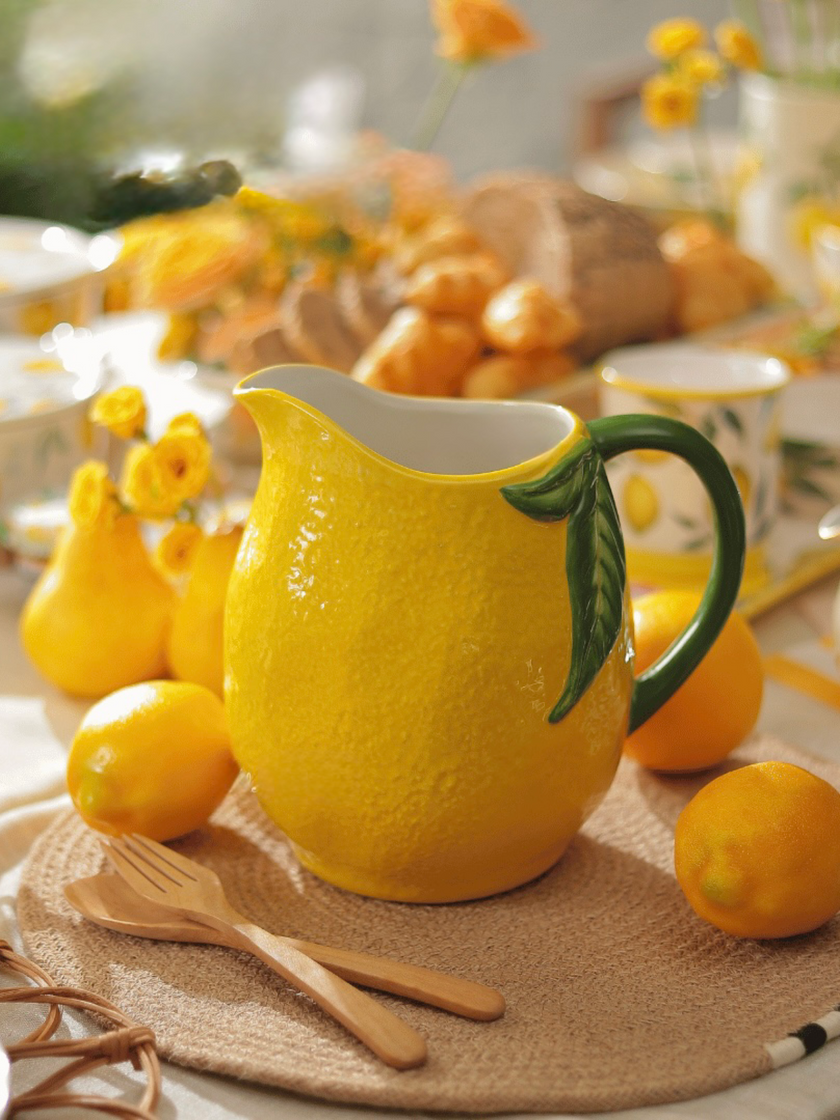 Lemon Large Pitcher Jug (2500ml)