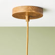 Wood Trumpeted Pendant Ligh
