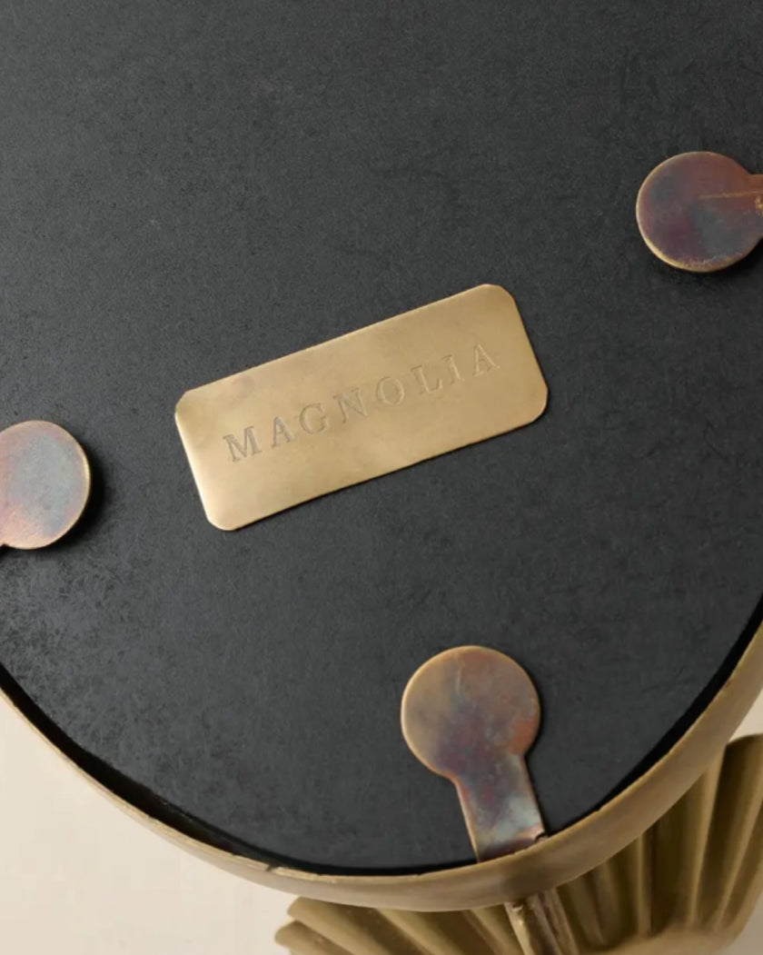 Oval Antique Mirrored