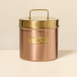 Tea Canister Copper Finish