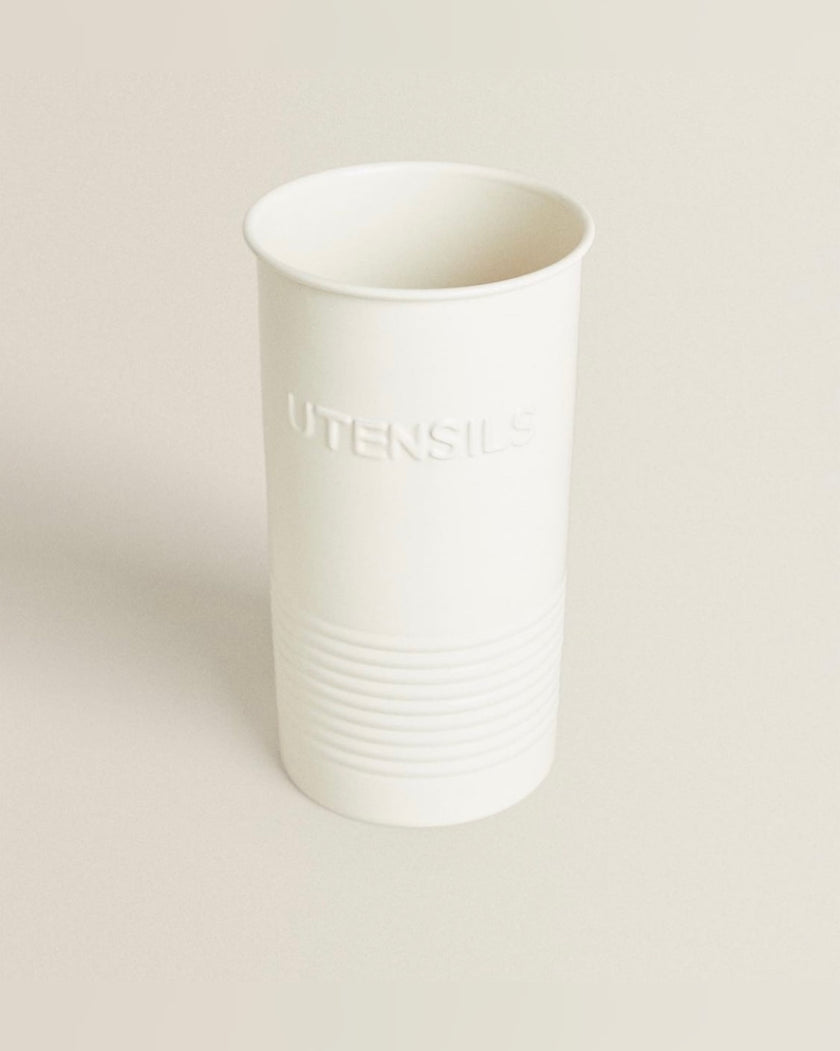 Enamelled Steel Utensil Jar Holder