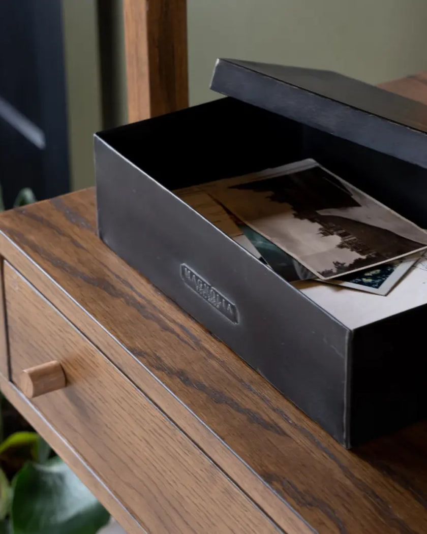 Matte Black Brighton Nested Metal Boxes