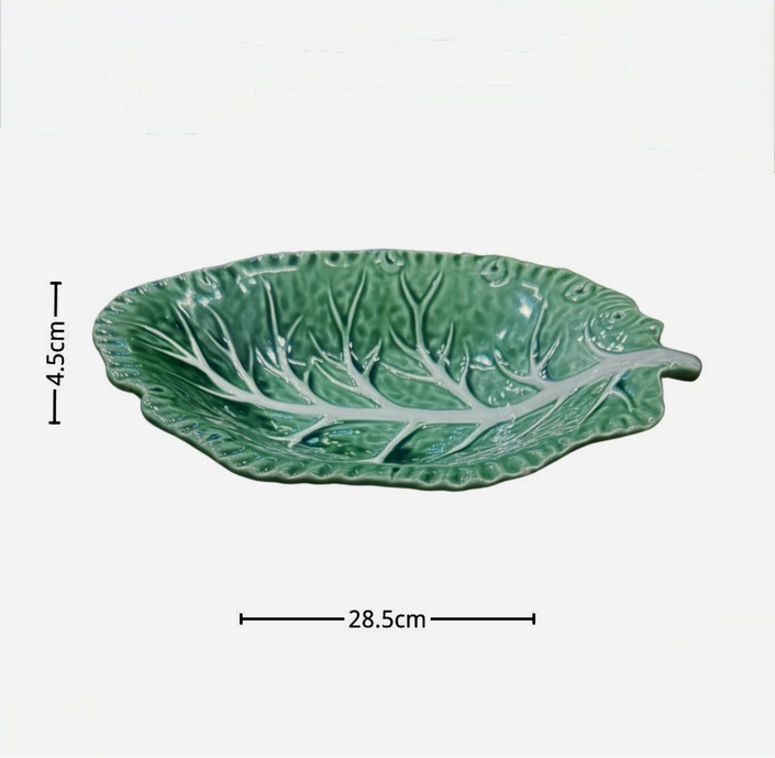 Green Cabbage Large Serving Dish 28.5cm