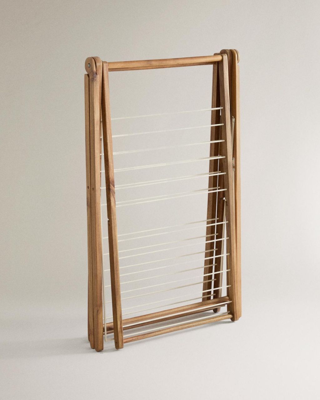 Vertical Metal and Wooden Drying Rack