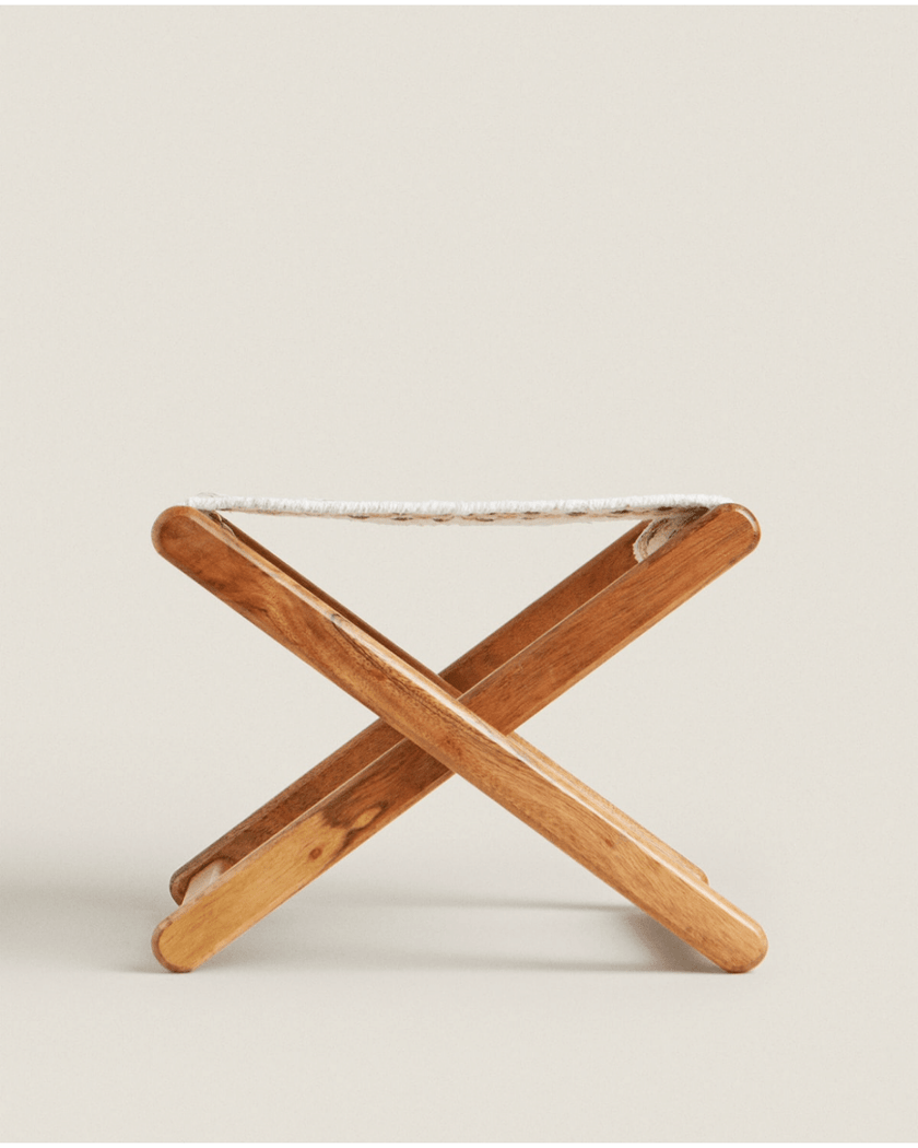 Foldable Wooden Foot Rest