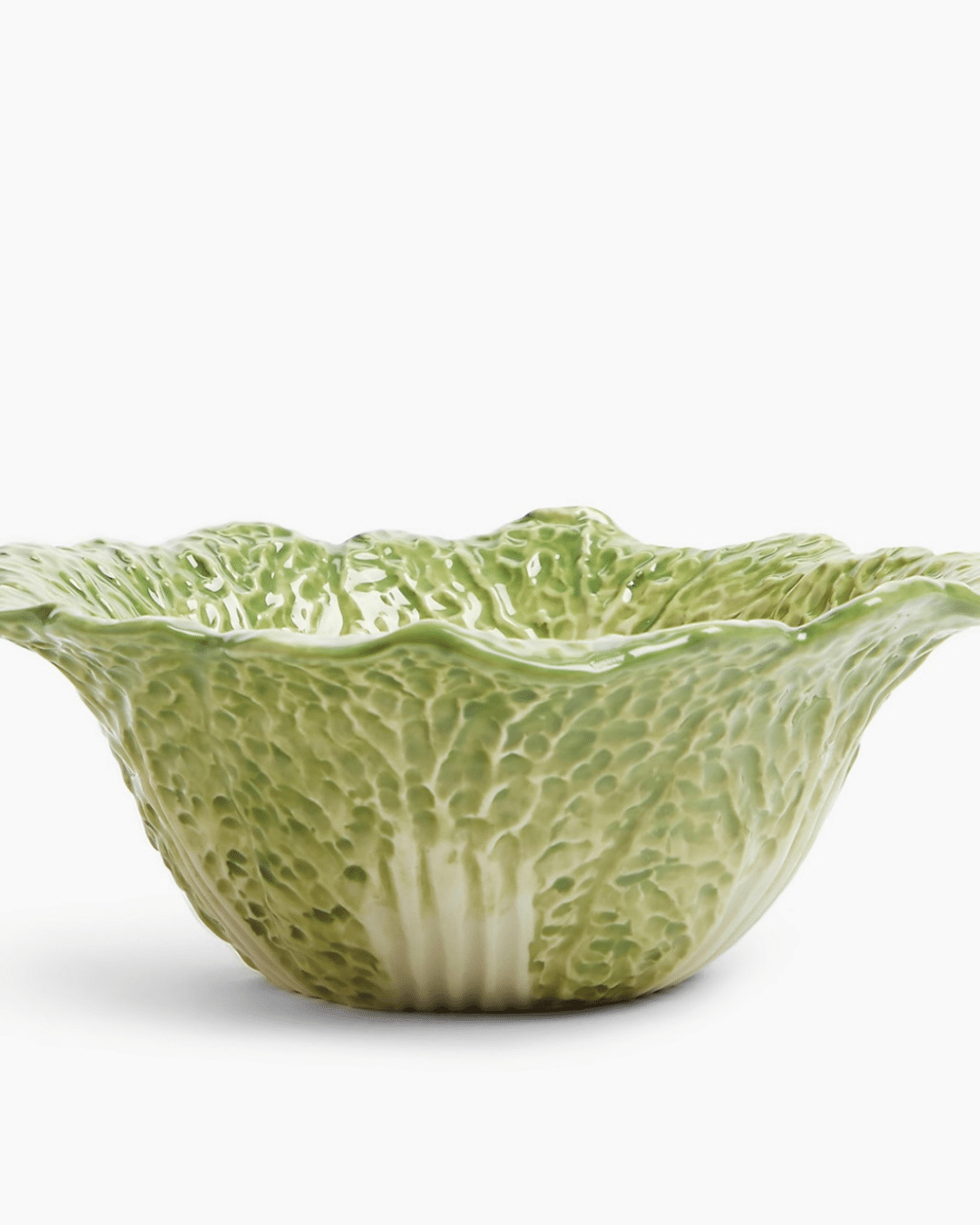 Combo Deal Green & White Cabbage Medium Serving Bowl