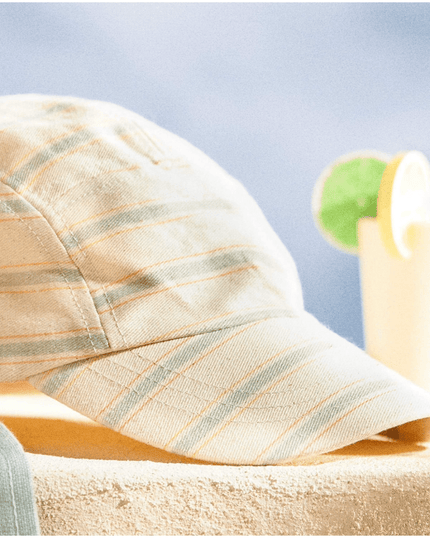 Kids Striped Cap with Brim