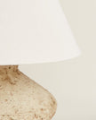 Irregular Shaped Earthenware Table Lamp (Medium)
