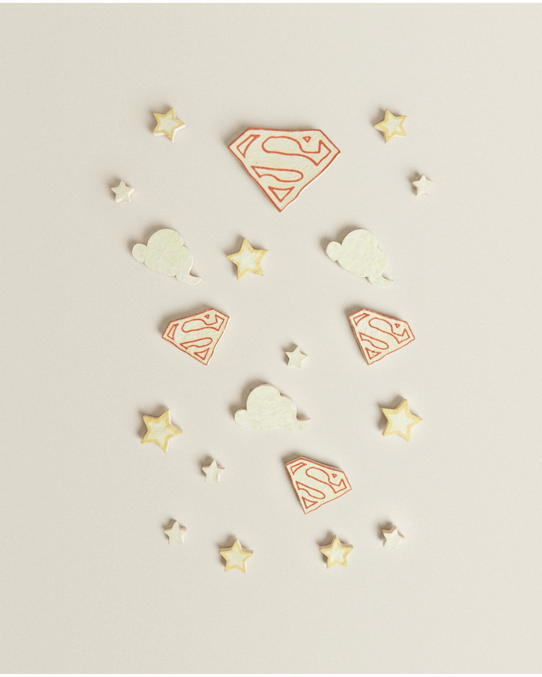 Glow in the Dark Superman Stickers