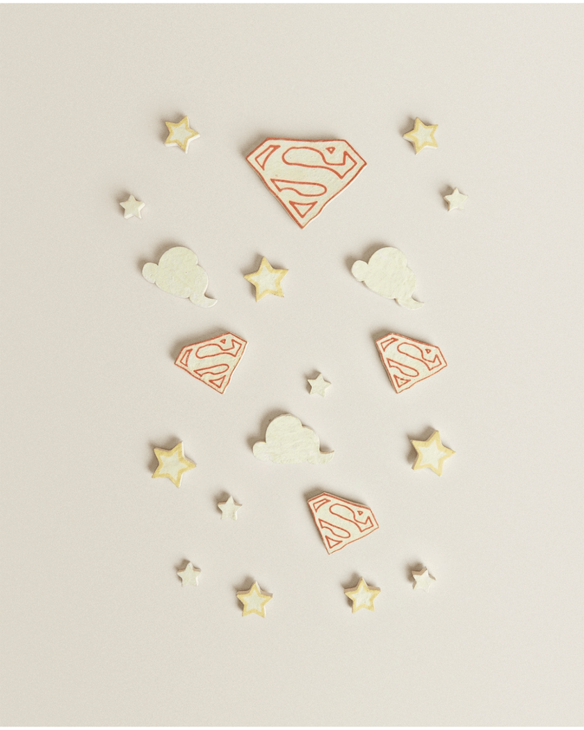 Glow in the Dark Superman Stickers