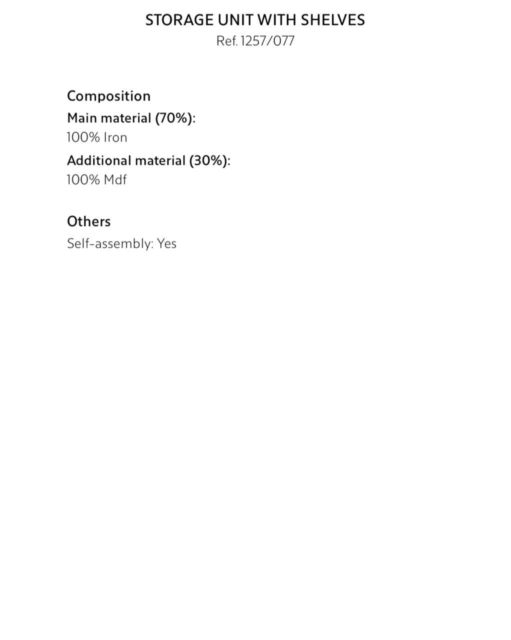 Storage Unit With Shelves