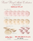 Pastel Floral Matte Dinnerware MIX COLOURS (6 Pax Set – 21 pieces)