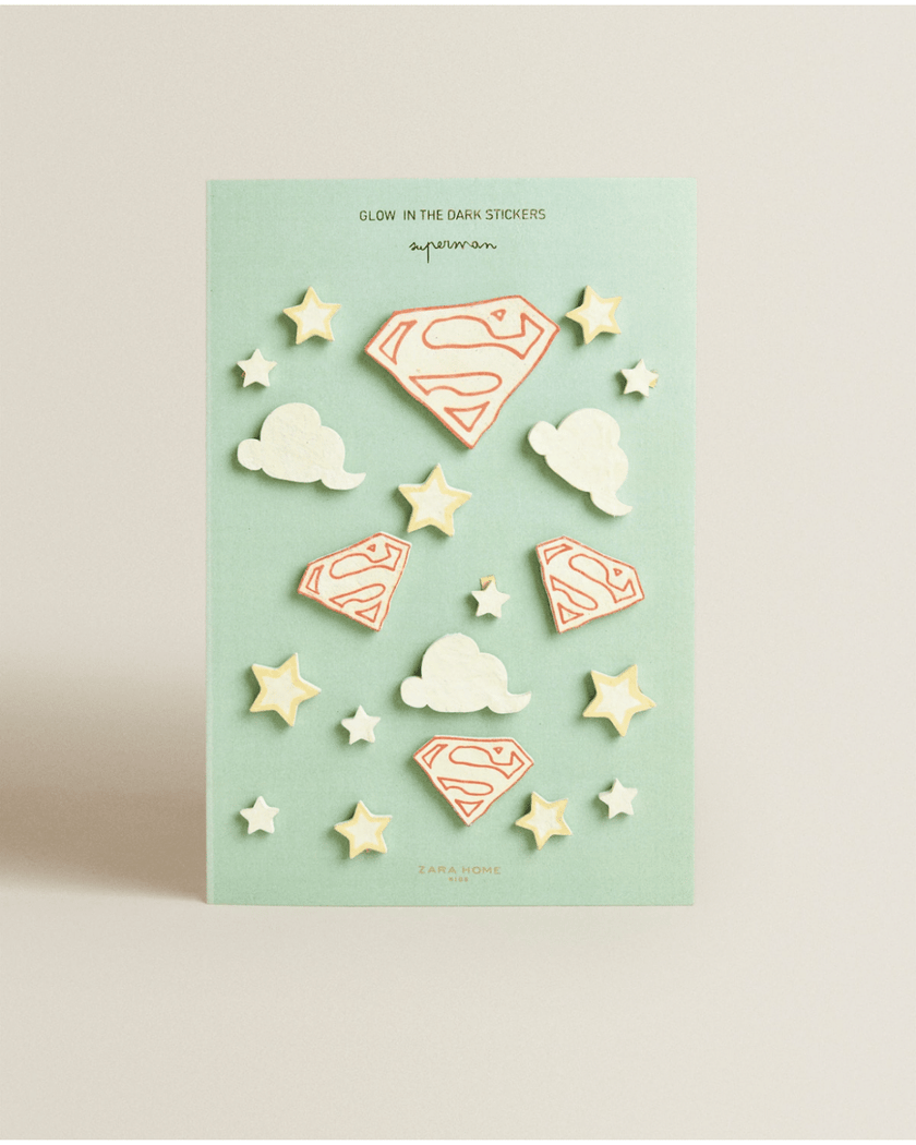 Glow in the Dark Superman Stickers