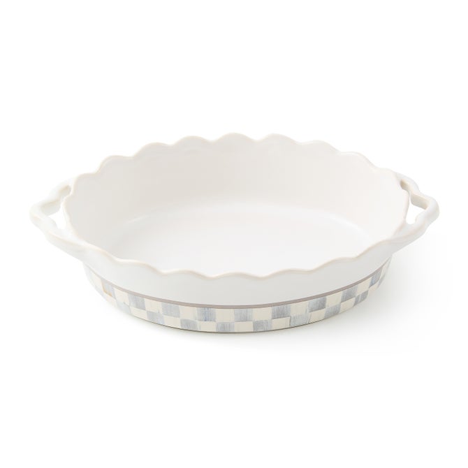 Sterling Check Everyday Oval Baker