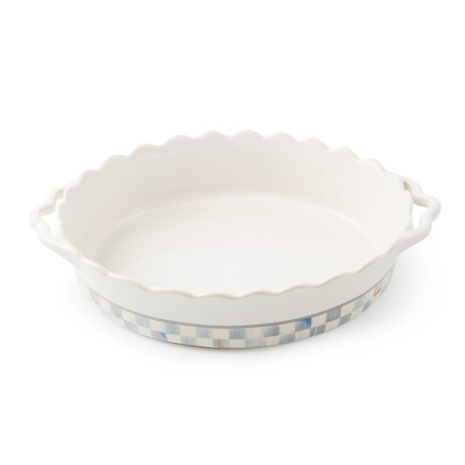 Sterling Check Everyday Oval Baker