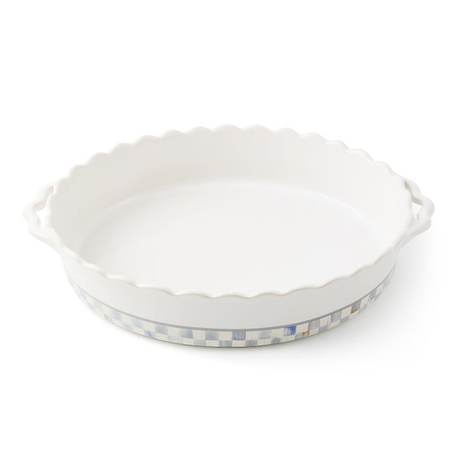 Sterling Check Everyday Oval Baker