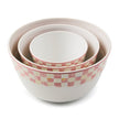 Rosy Check Everyday Mixing Bowls, Set of 3