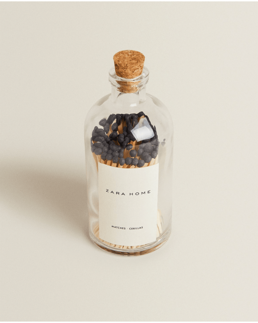 100 Matches in Glass Jar