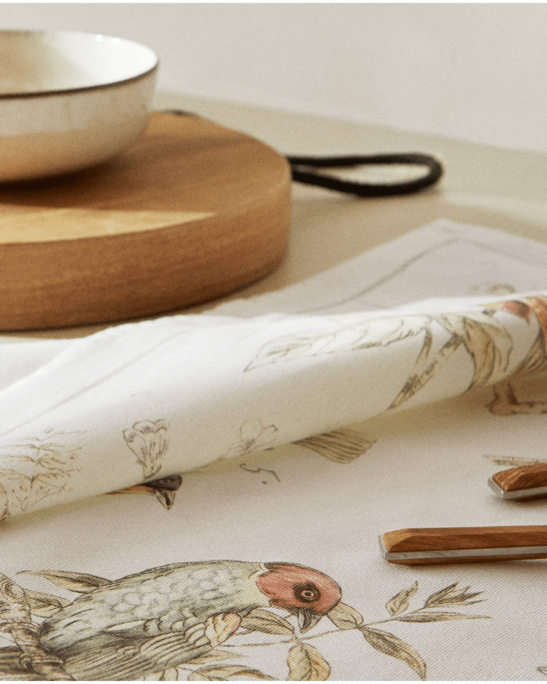 Bird Design Tea Towels Set of 2