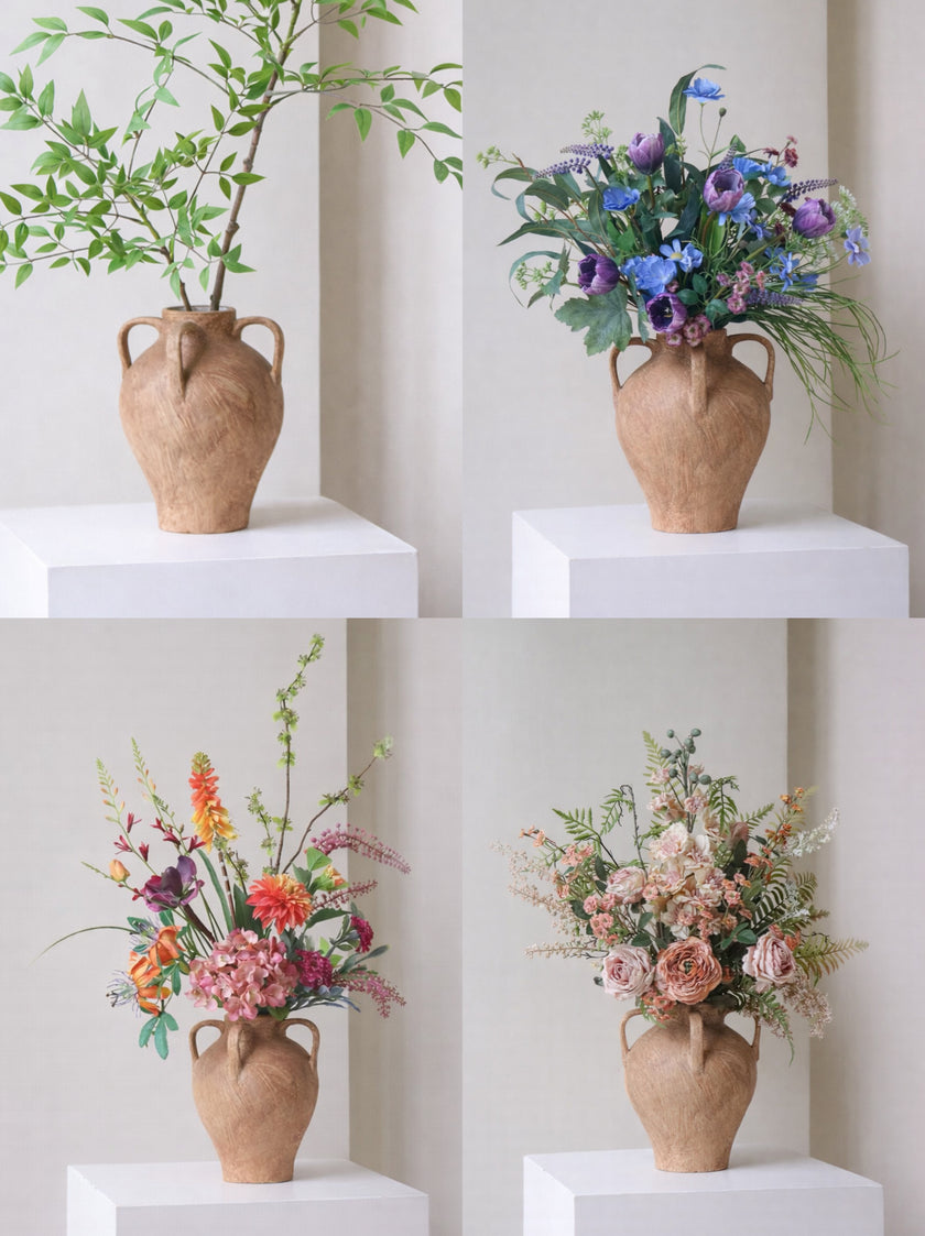 Terra Amphora Ceramic Vase