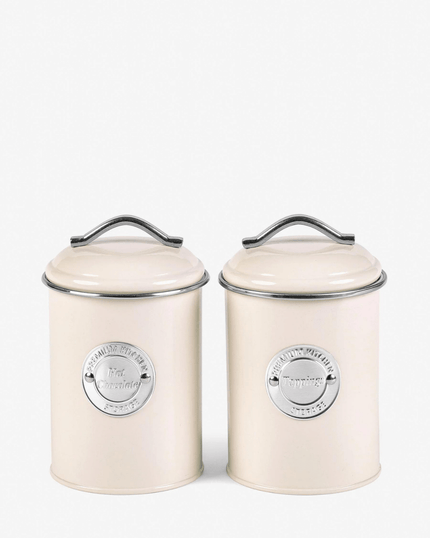 Set of 2 Hot Chocolate Storage Tins