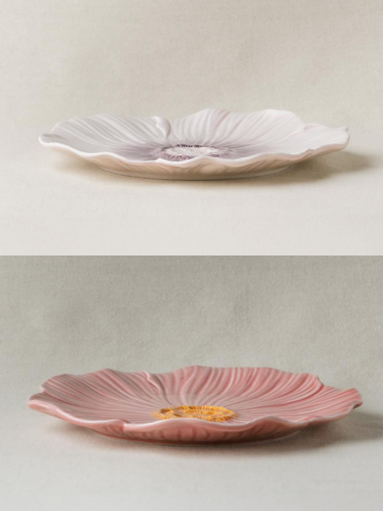 Pastel Floral Dinner Plate 25cm (MIX COLOURS)