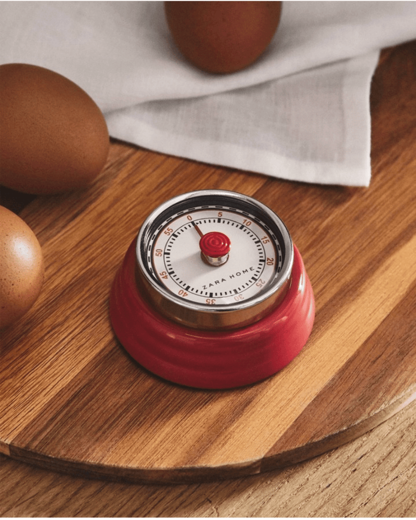 Retro Magnetic Timer (red)