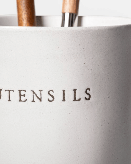 Stoneware Utensil Holder
