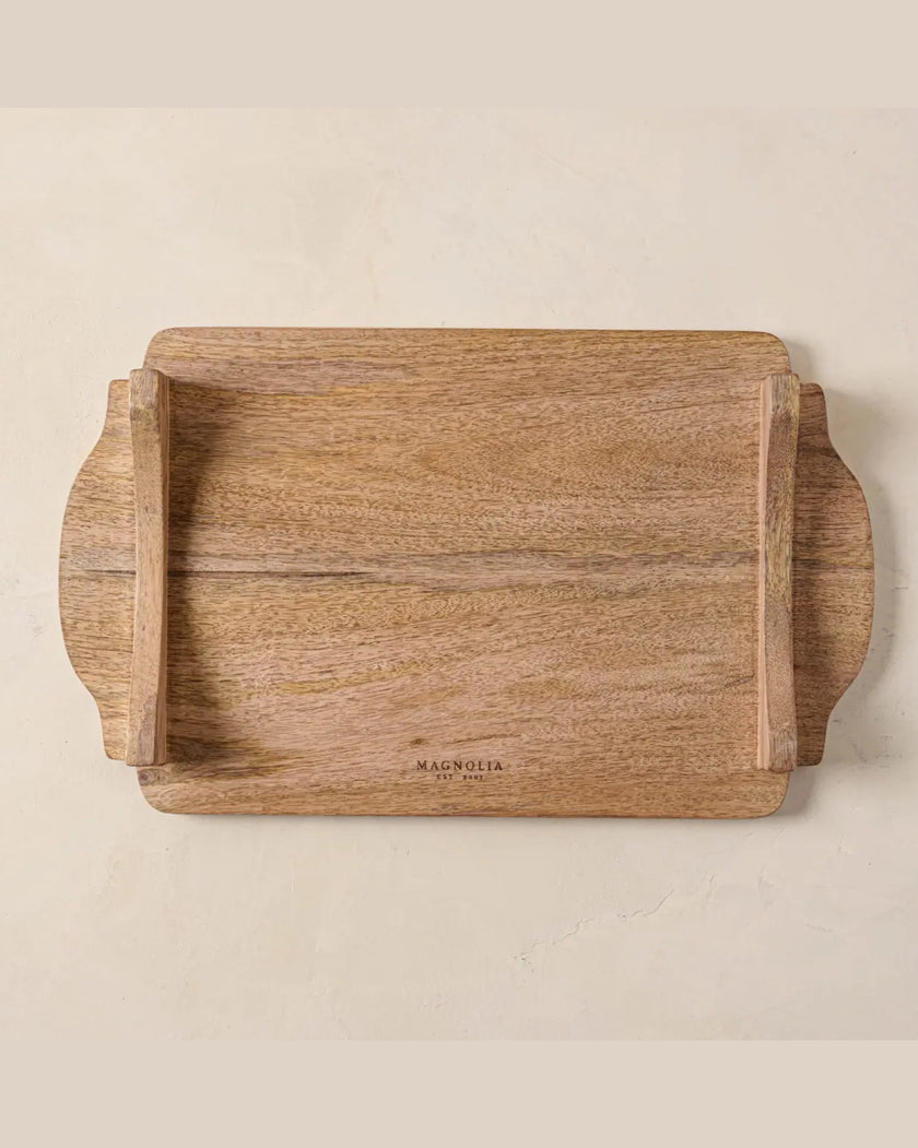 Rhett Wooden Footed Serving Board