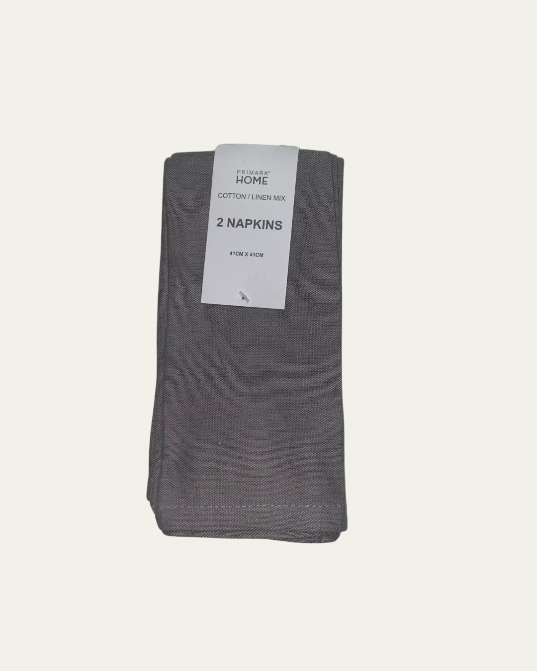 Napkin Set of 8 in Dark Grey (41 cm x 41 cm)