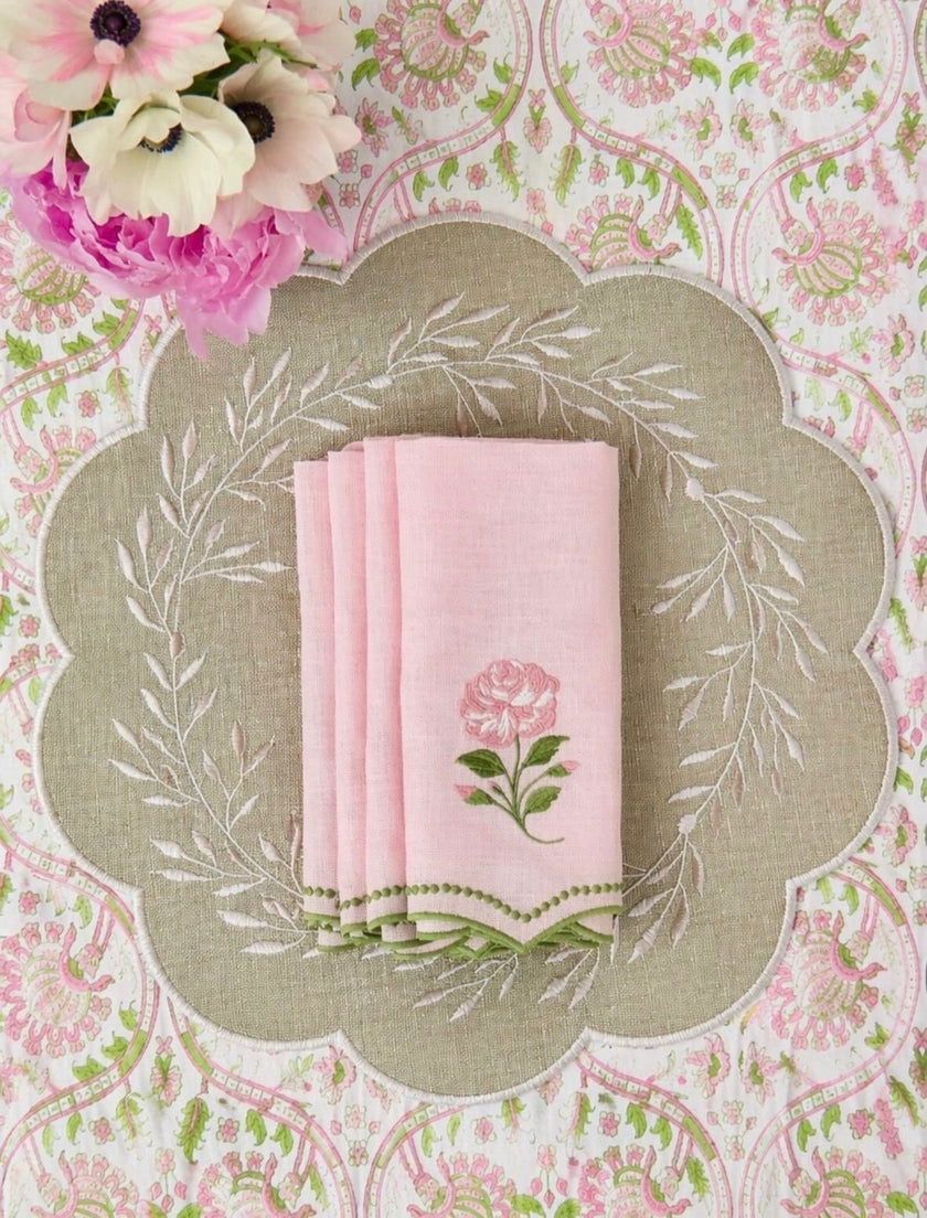 Eden Scallop Anti-Absorbent Placemat 38cm