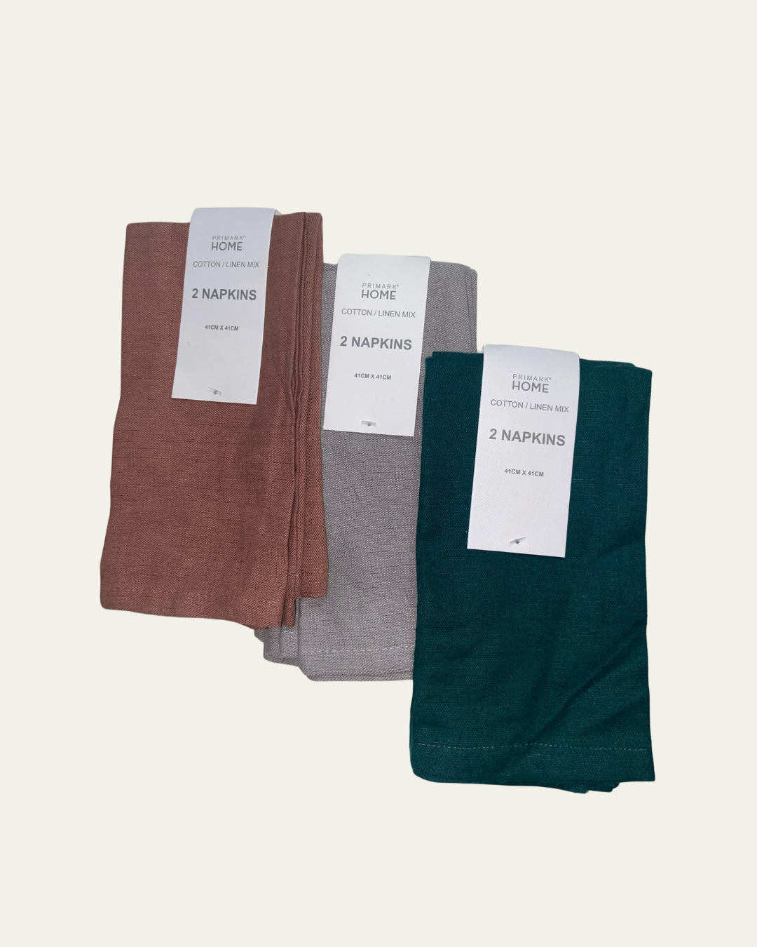 Napkin Set of 8 in Dark Grey (41 cm x 41 cm)