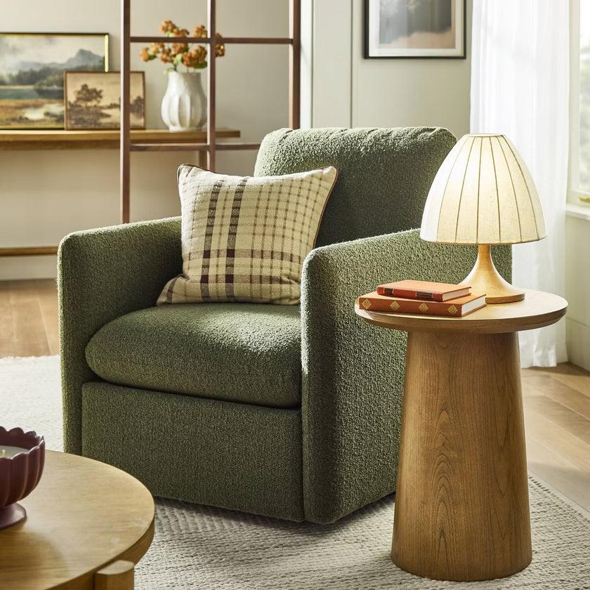 Wood Trumpeted Pendant Ligh