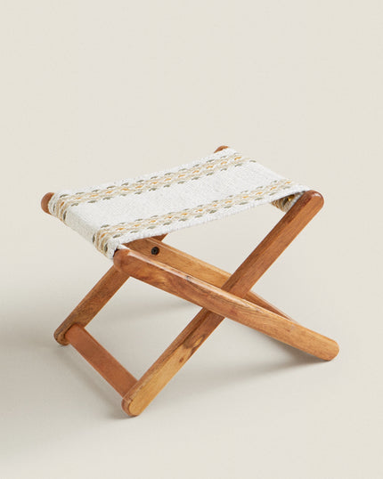 Foldable Wooden Foot Rest