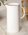 Black Rim Ceramic Pitcher