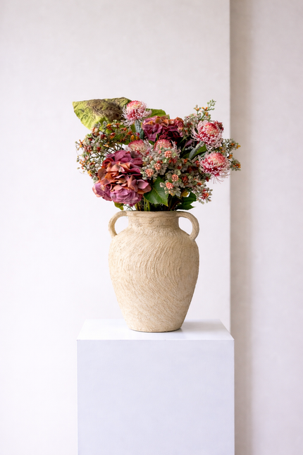 Velour Bloom Artificial Floral Arrangement (15 stems)