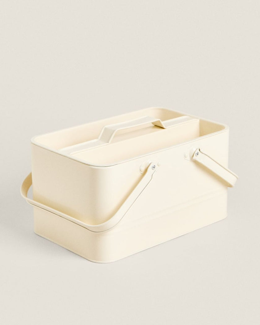 Two Tier Lacquered Cleaning Storage Bucket