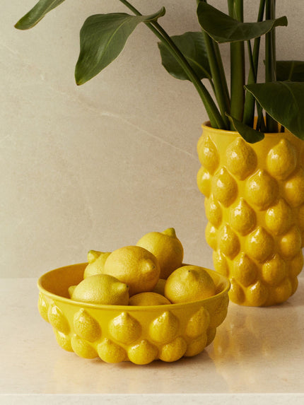 Large Lemon Vase