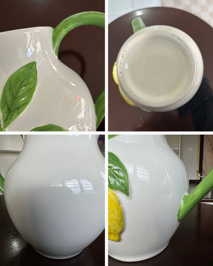 [imperfect] Sunlit Lemon Vase Pitcher