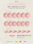 Pink Cabbage 6 Pax Set (18 Pieces)