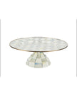 Sterling Large Check Pedestal Platter