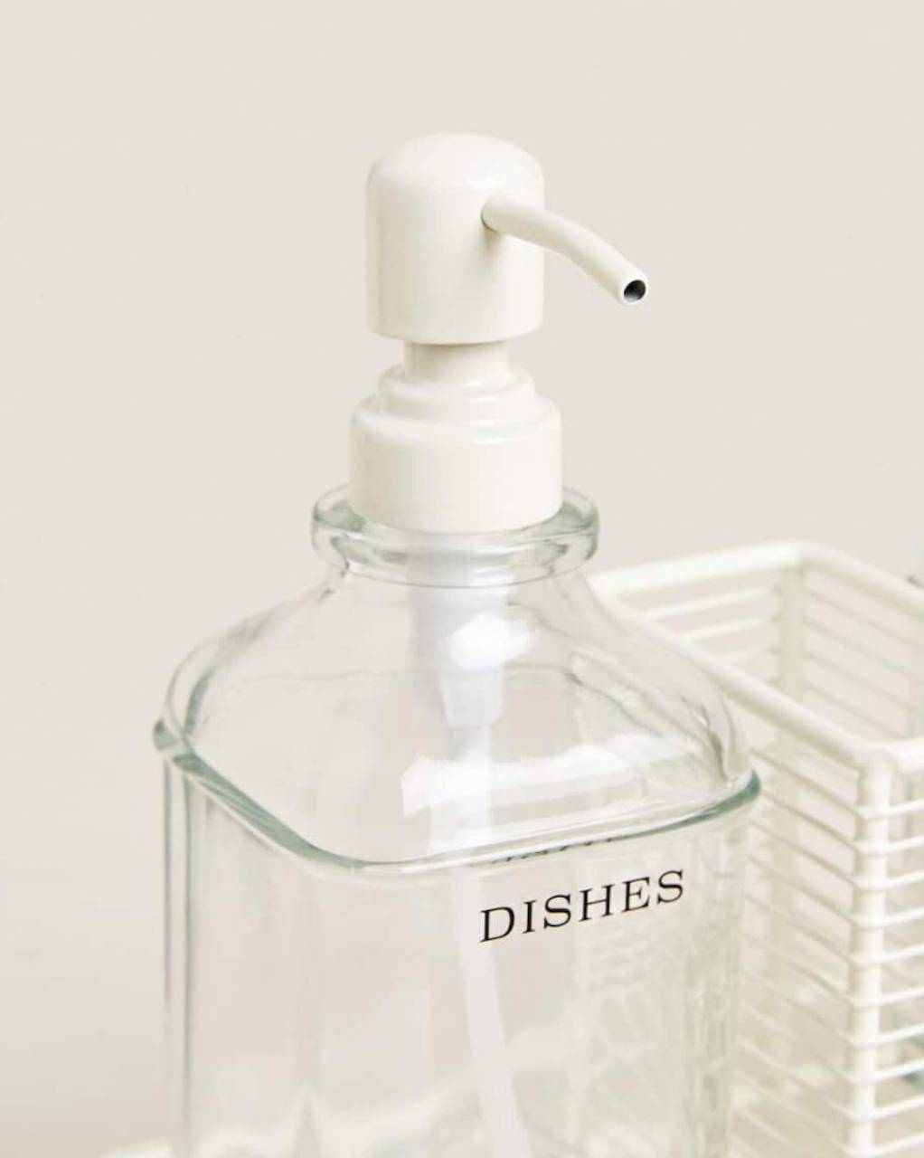 Double Dispenser With Stand (Cream)