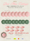 Pink Muse Cabbage 8 Pax Set (24 Pieces) - Mixed Colours