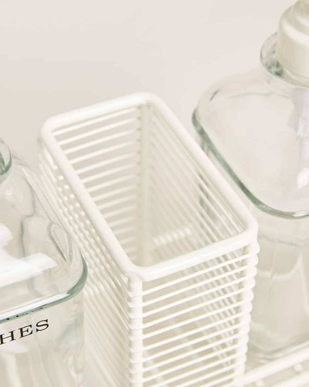 Double Dispenser With Stand (Cream)