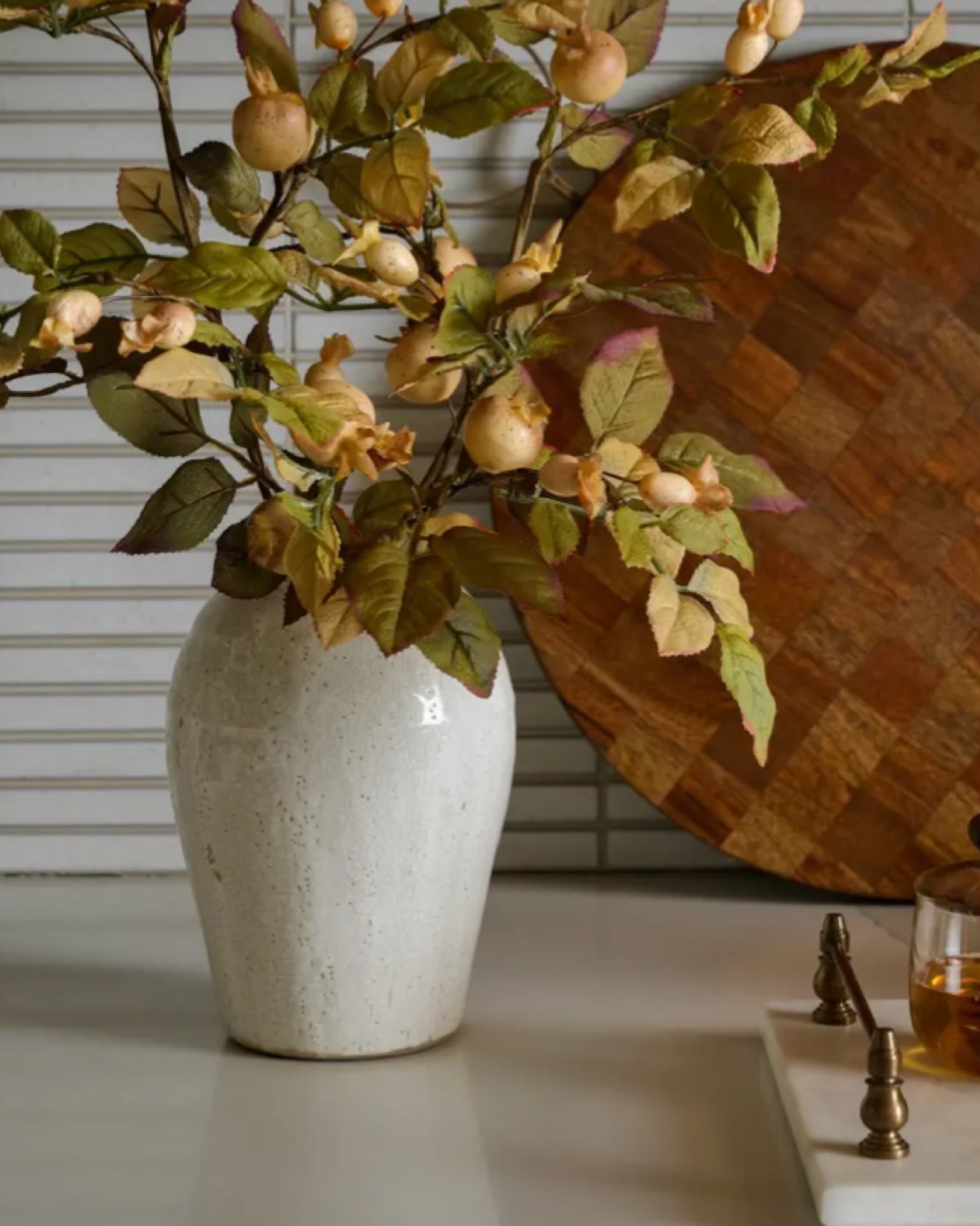 Marie Distressed Crackle Vase