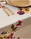 Floral Water Resistant Tablecloth (Round 180cm)