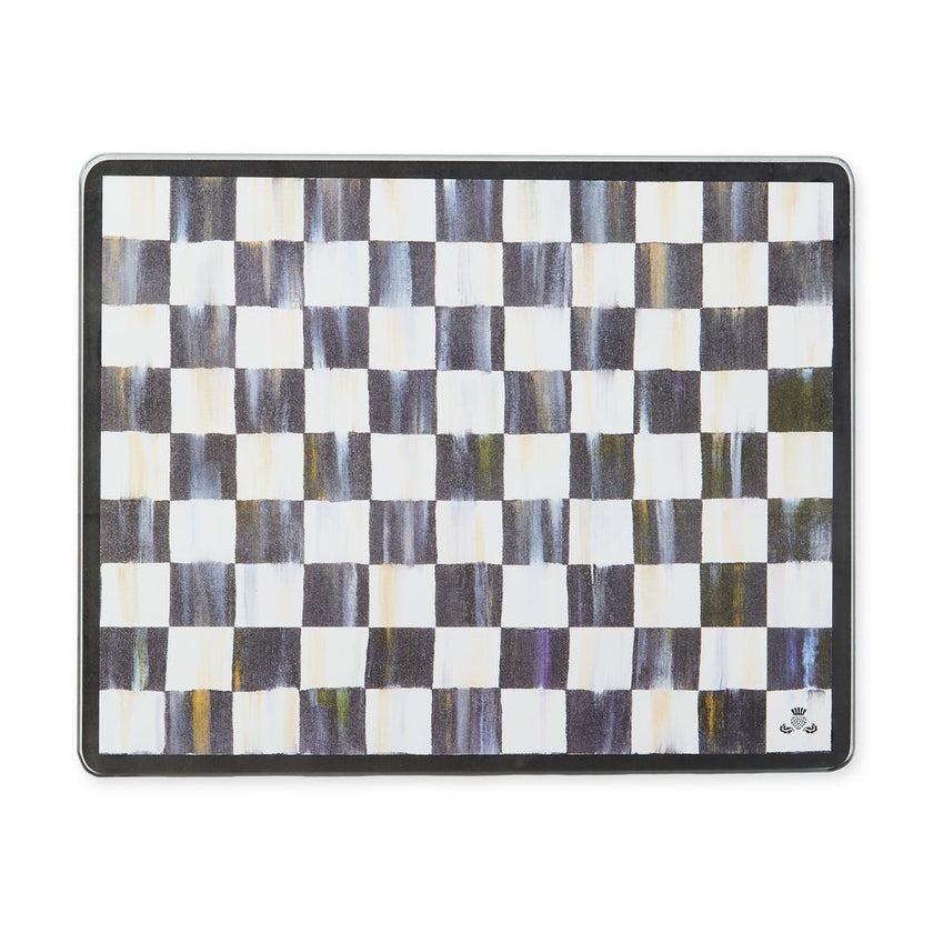 Courtly Check Glass Cutting Boards, Set Of 2