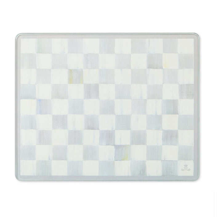 Sterling Check Glass Cutting Boards, Set Of 2