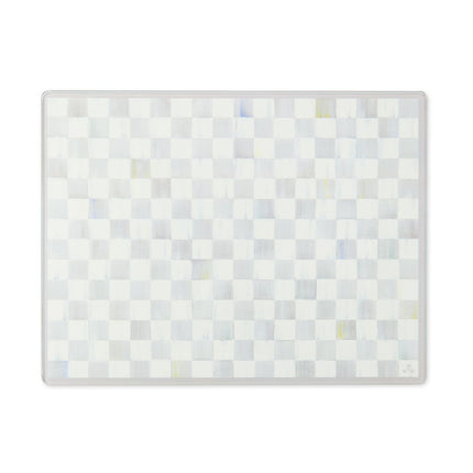 Sterling Check Glass Cutting Boards, Set Of 2